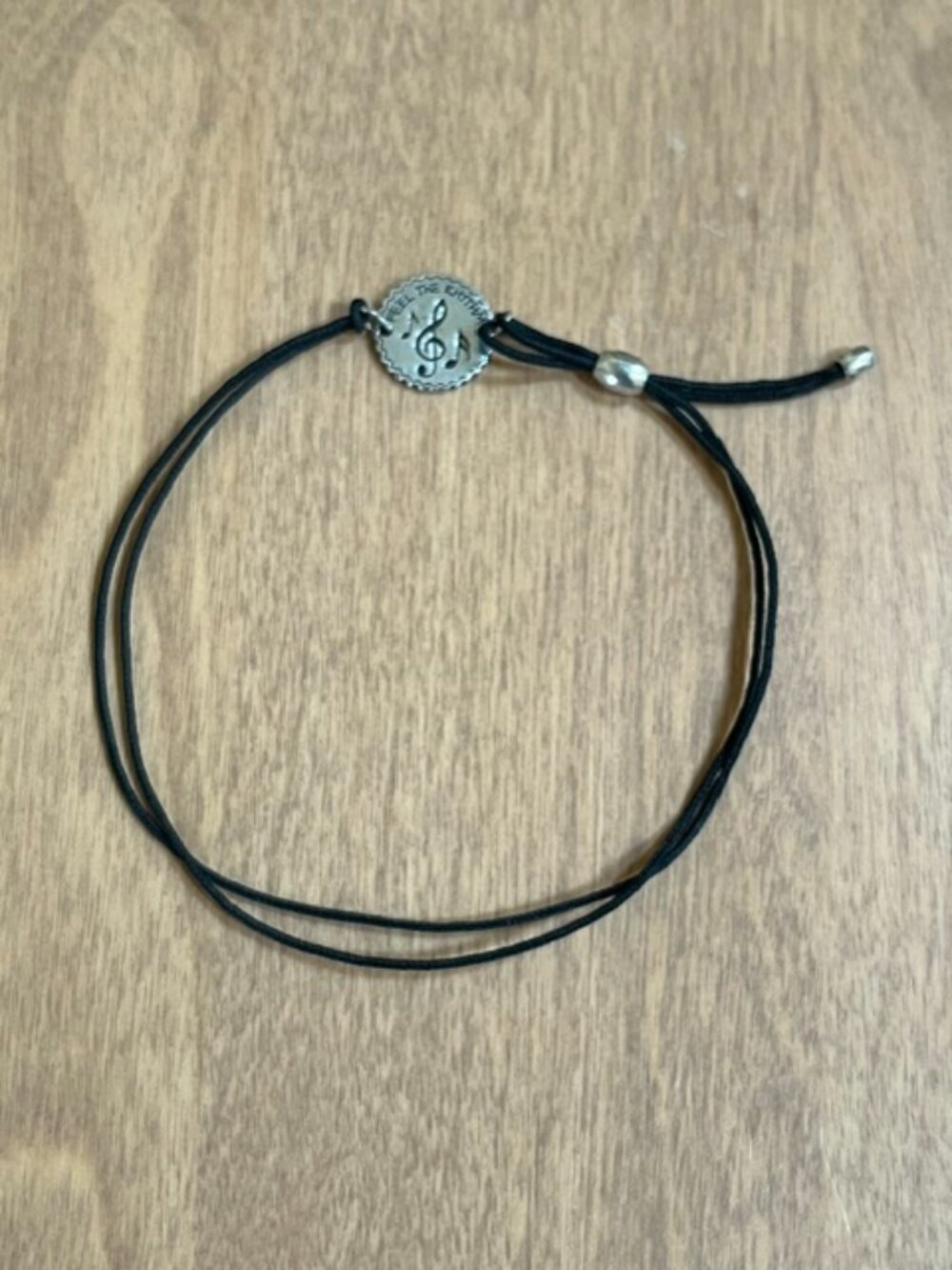 Alex & Ani Adjustable cord .925 Sterling Silver "Feel the Rhythm" Bracelet